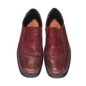 ECCO Men's Helsinki 2.0 Apron Toe Slip, cognac brown leather size 43